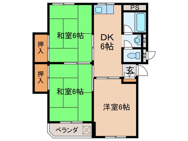 辻マンションの物件間取画像